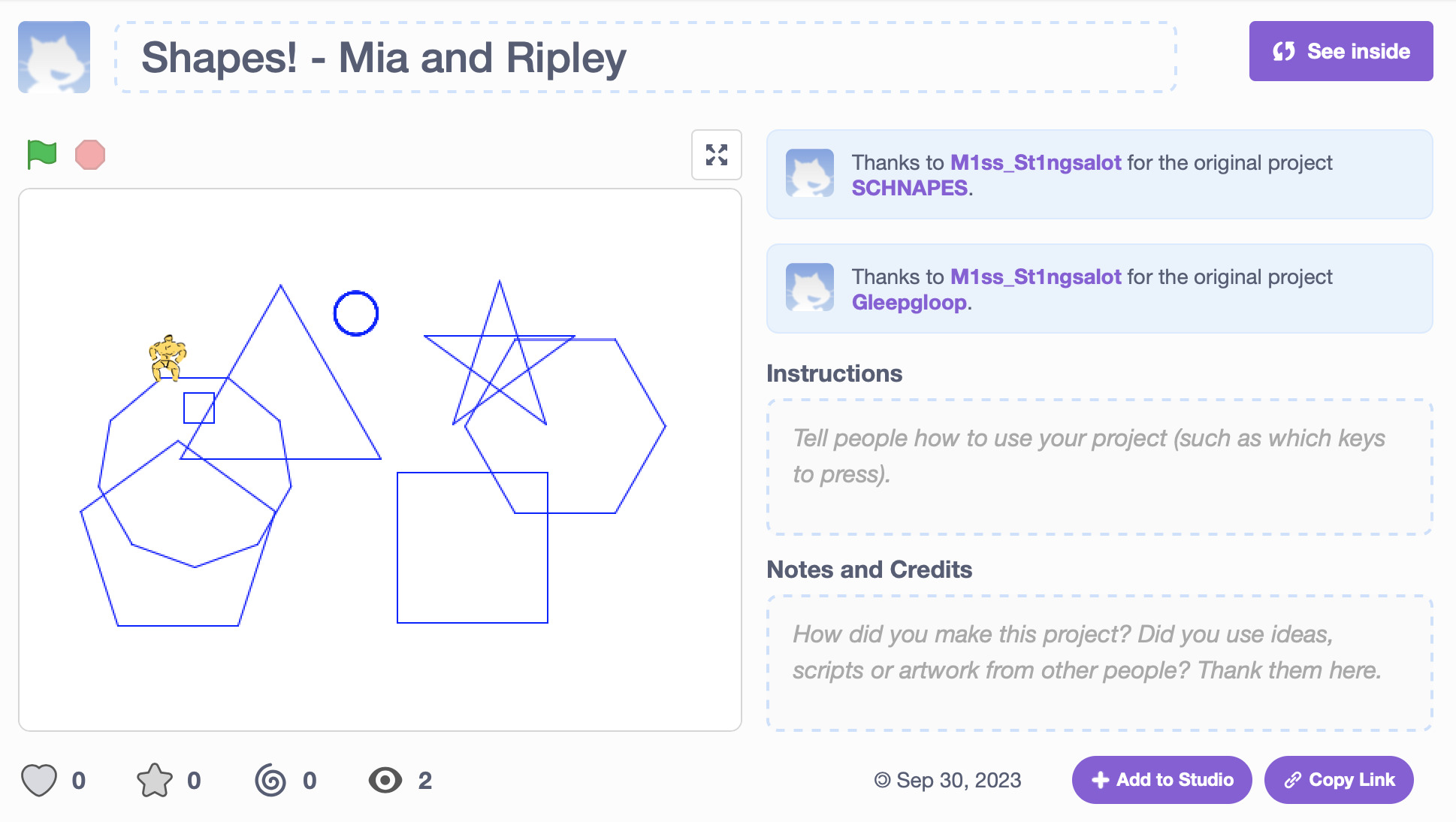example image; drawing app